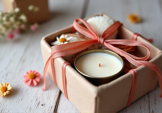 Set de regalo creativo para hacer velas DIY