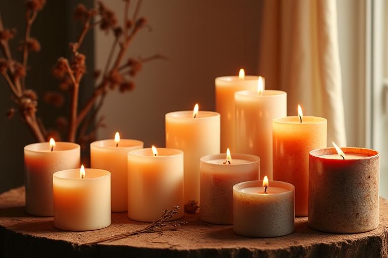 Colección de velas artesanales LlamaLuz
