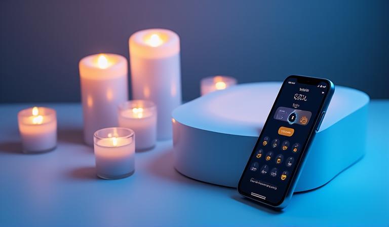 Velas inteligentes controladas por app